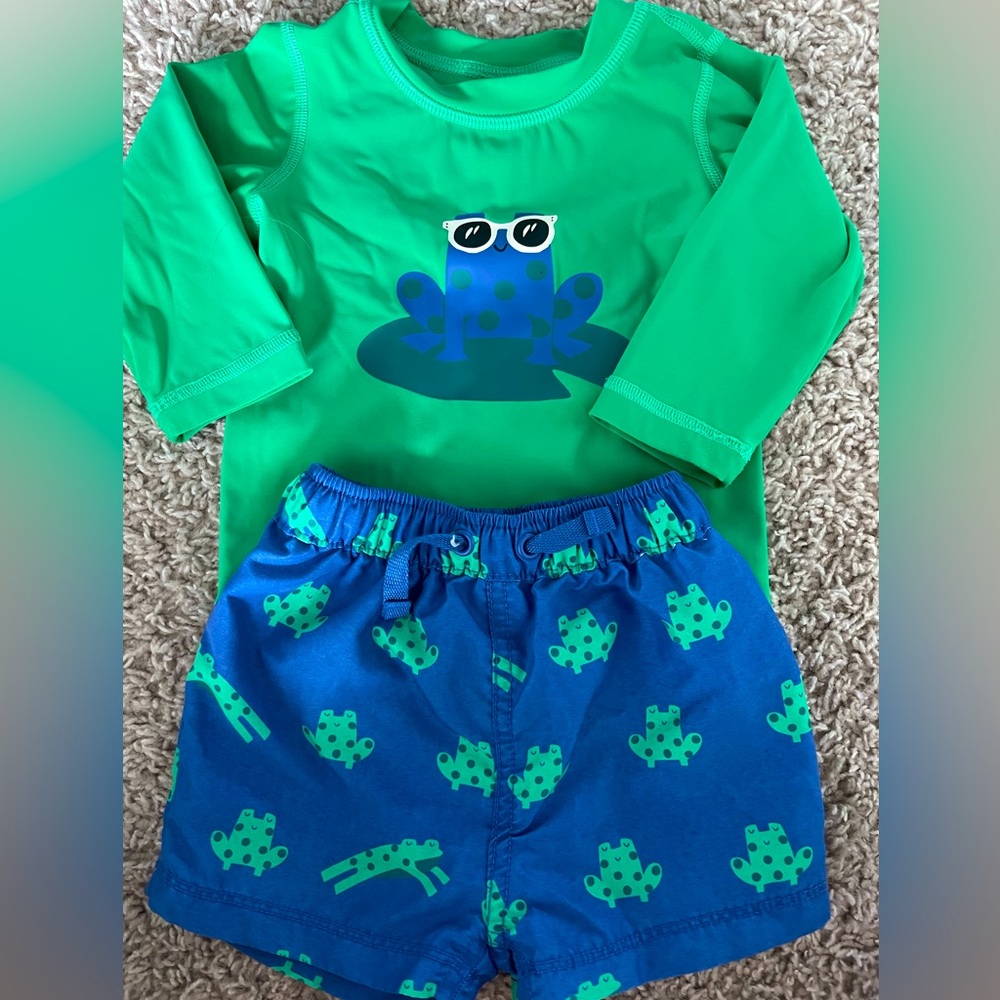 Baby boys 6-12 months Hanna Andersson swim set